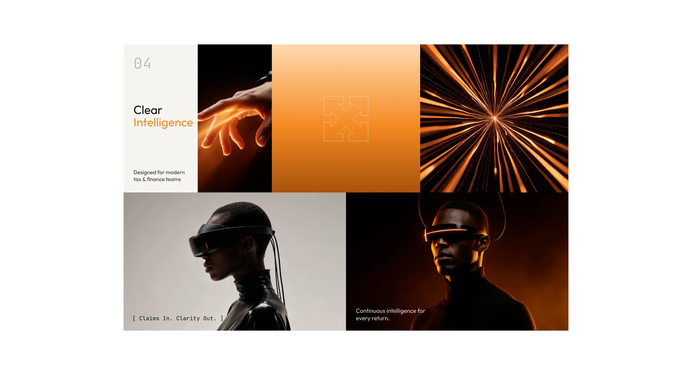 Visual language collage