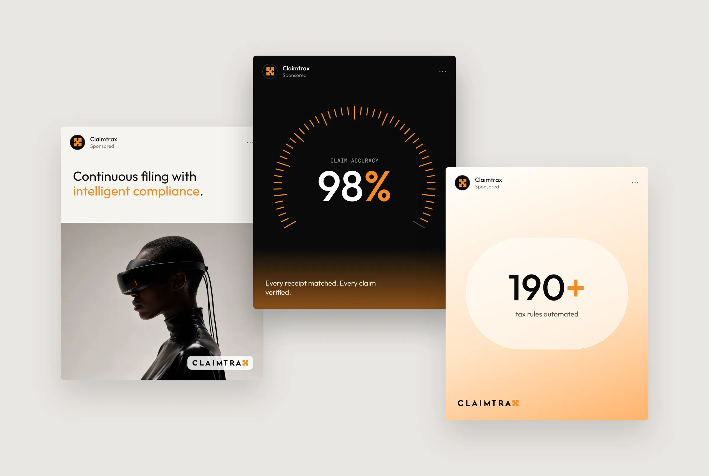 Social posts with live figures