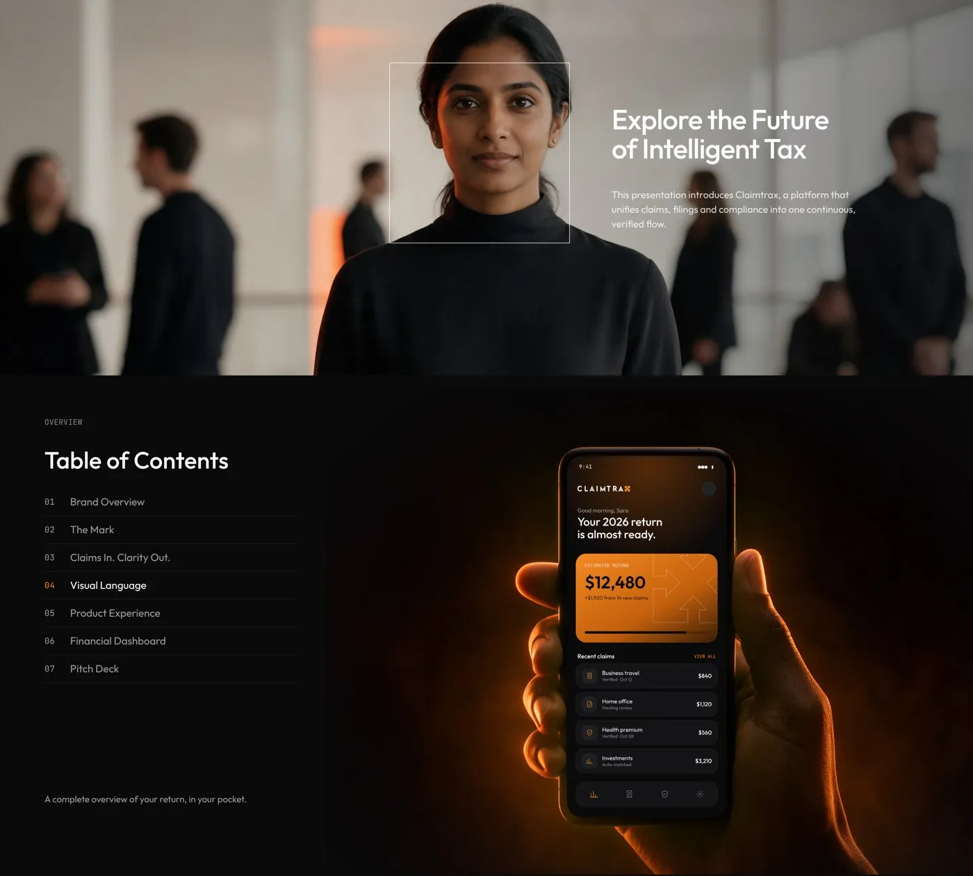 Deck table of contents and the mobile app