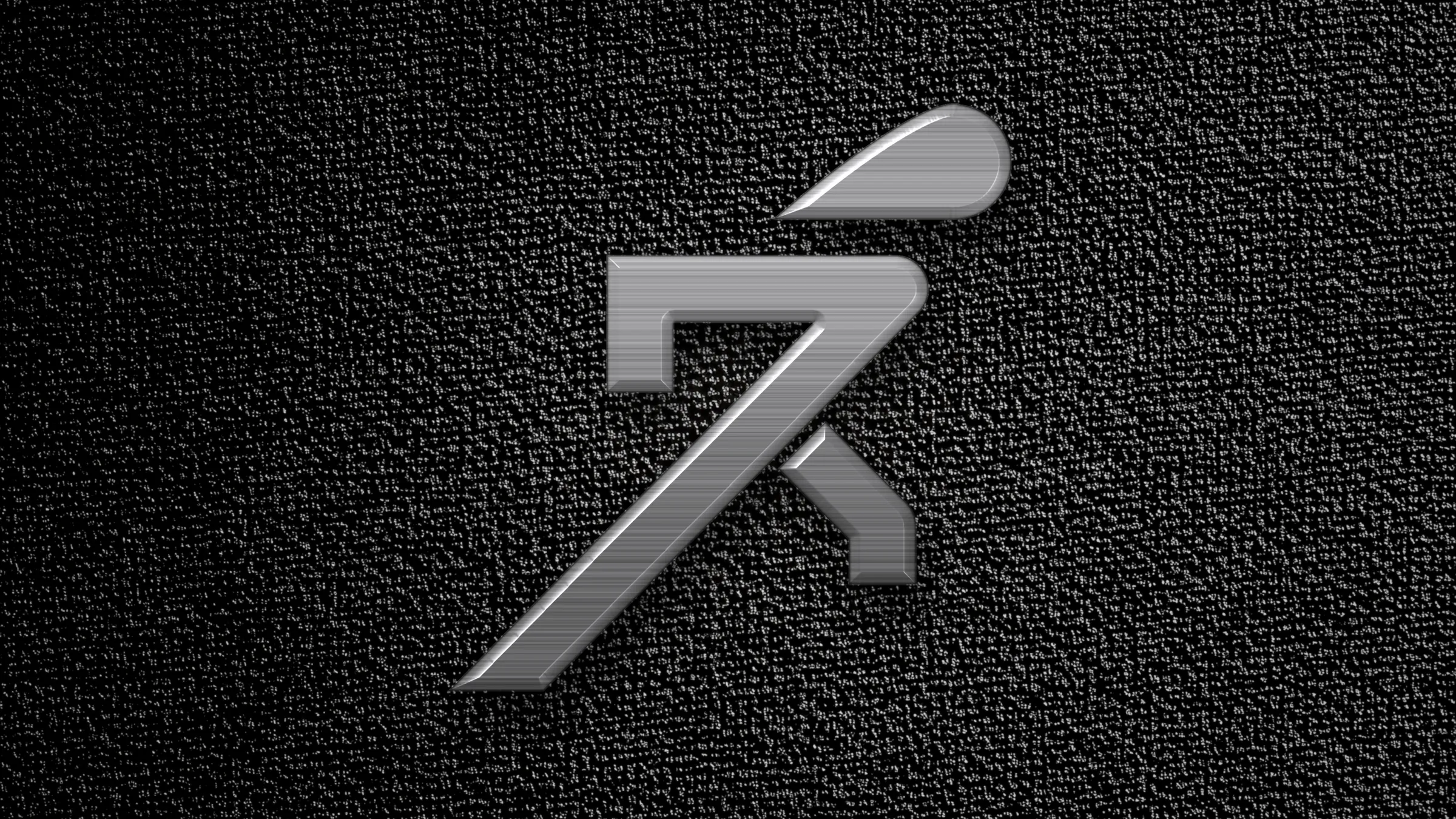 Metal symbol on fabric